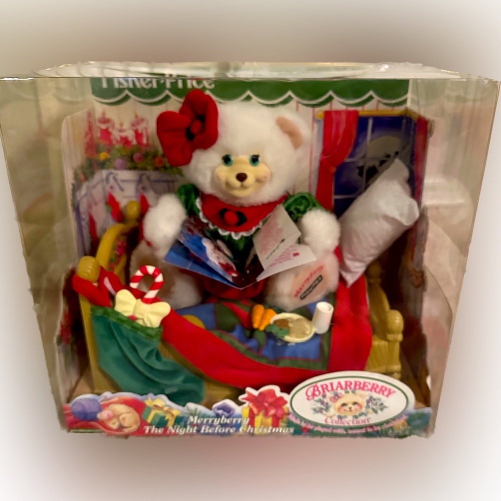 VTG Fisher-Price Briarberry Collectible Merryberry THE NIGHT BEFORE CHRISTMAS